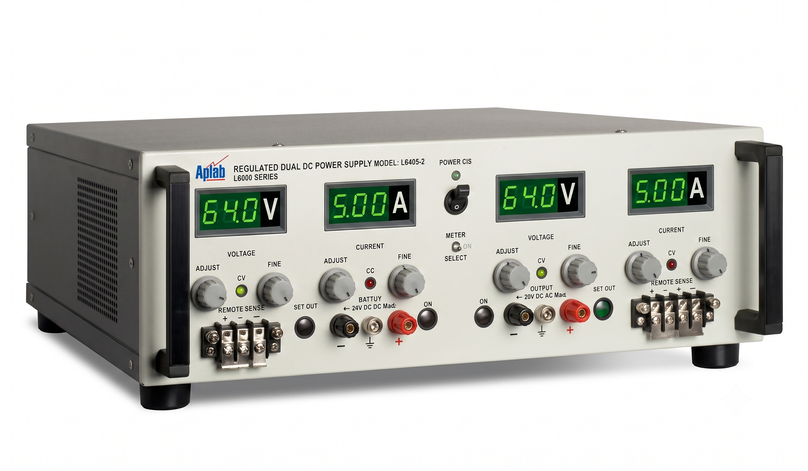 LD Series Regulated DC Power Supply – Dual Output Digital Lab Series